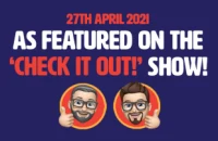As featured on the Check It Out! show, 27 April 2021