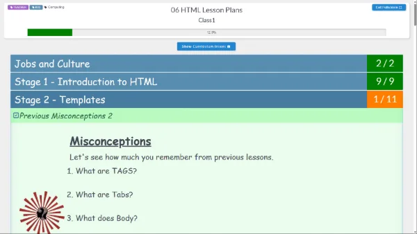 Lesson Plans allow you to keep track of your Classes